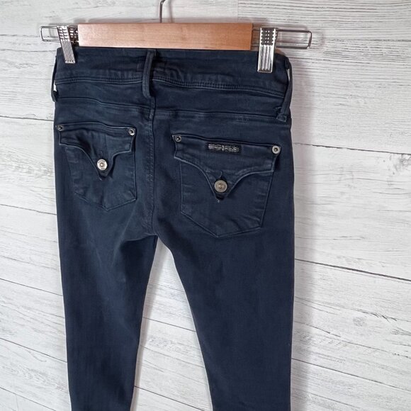 Hudson Jeans Womens Size 25 Teal Green Collin Low Rise Skinny with Flap Pockets - Picture 12 of 14